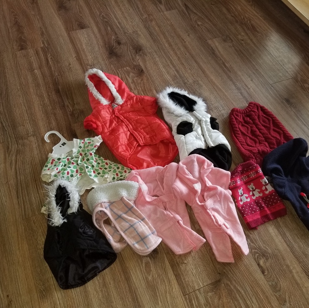 Doggie Coats, PJ's, & Sweater's
